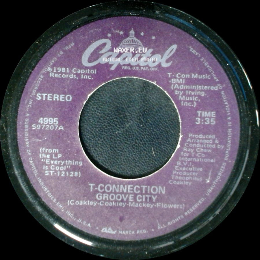 T-Connection - Heaven In Your Eyes / Groove City side B