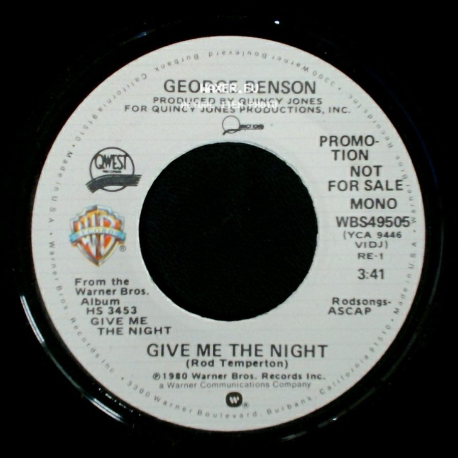 George Benson - Give Me The Night / Give Me The Night side B
