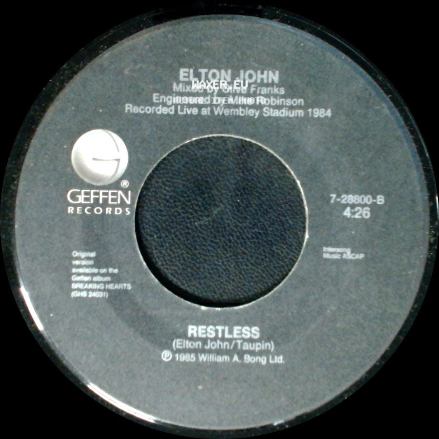 Elton John - Restless / Nikita side A