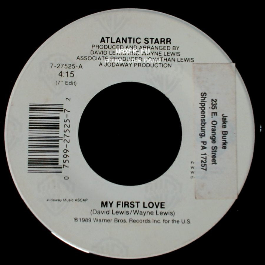 Atlantic Starr - My First Love / My First Love side B