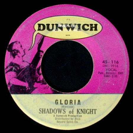 Shadows Of Knight - Dark Side / Gloria side B