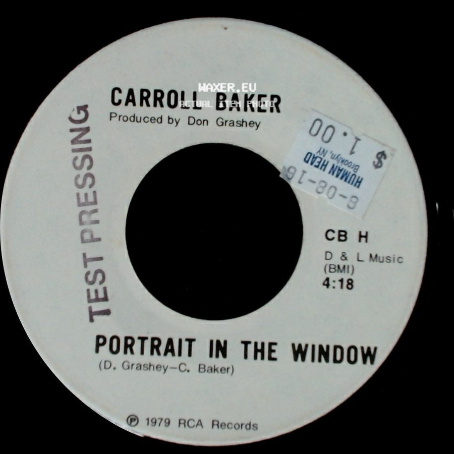 Carroll Baker - Portrait In The Window / I'm Getting High Remembering side A
