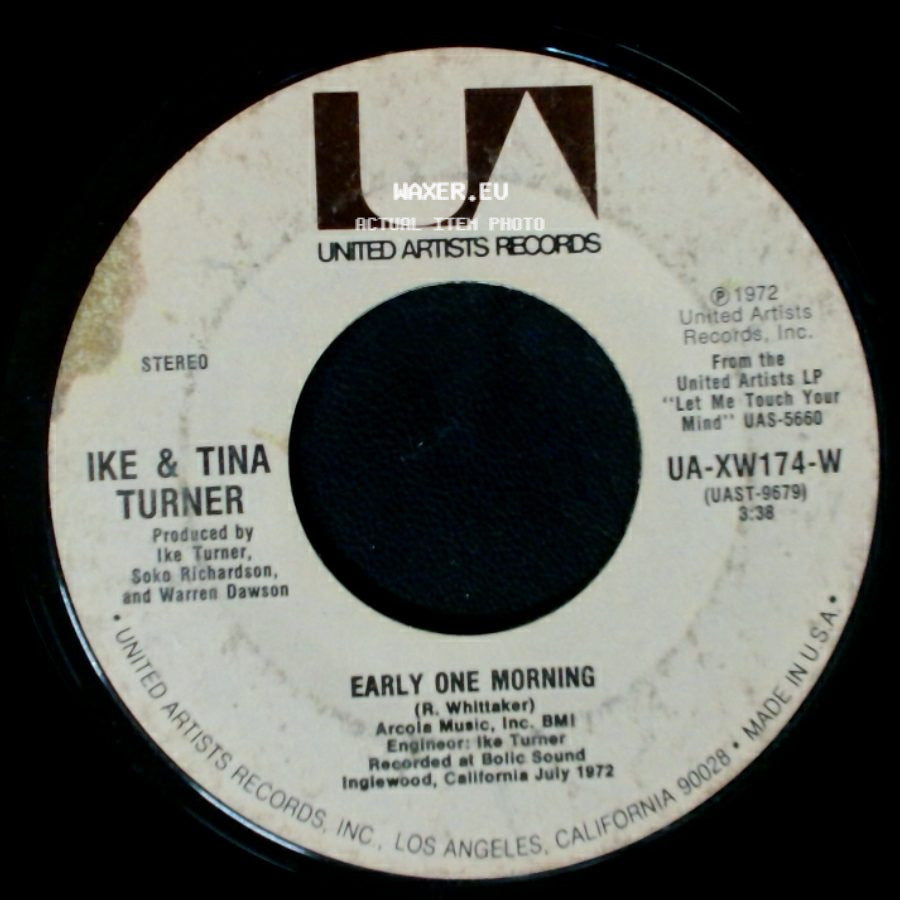Ike & Tina Turner - With A Little Help From My Friends / Early One Morning side B