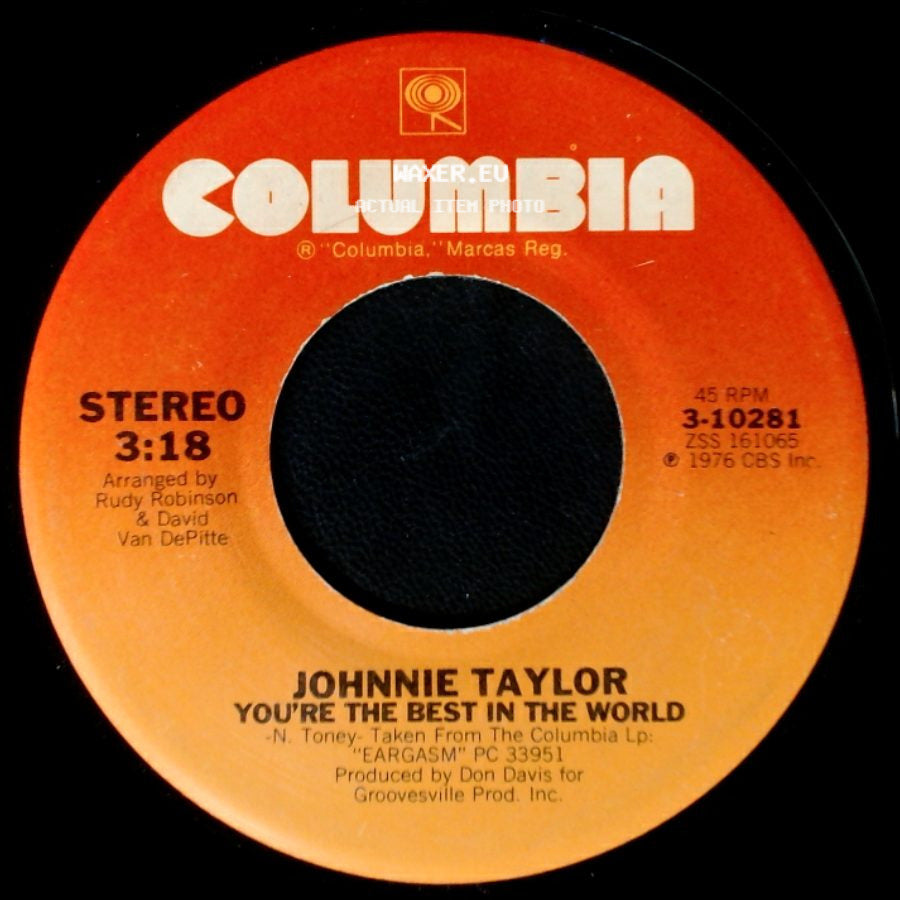 Johnnie Taylor - You're The Best In The World / Disco Lady side A