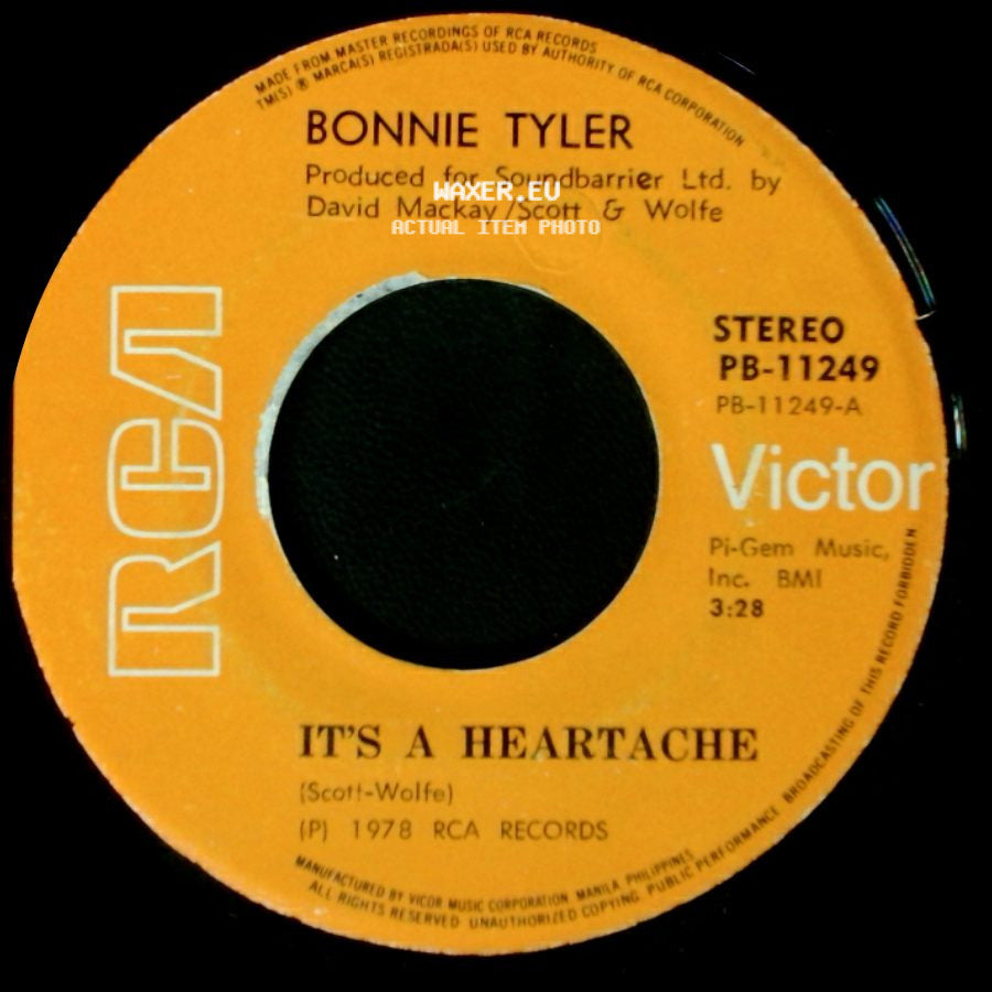 Bonnie Tyler - It's A Heartache / It's About Time side A