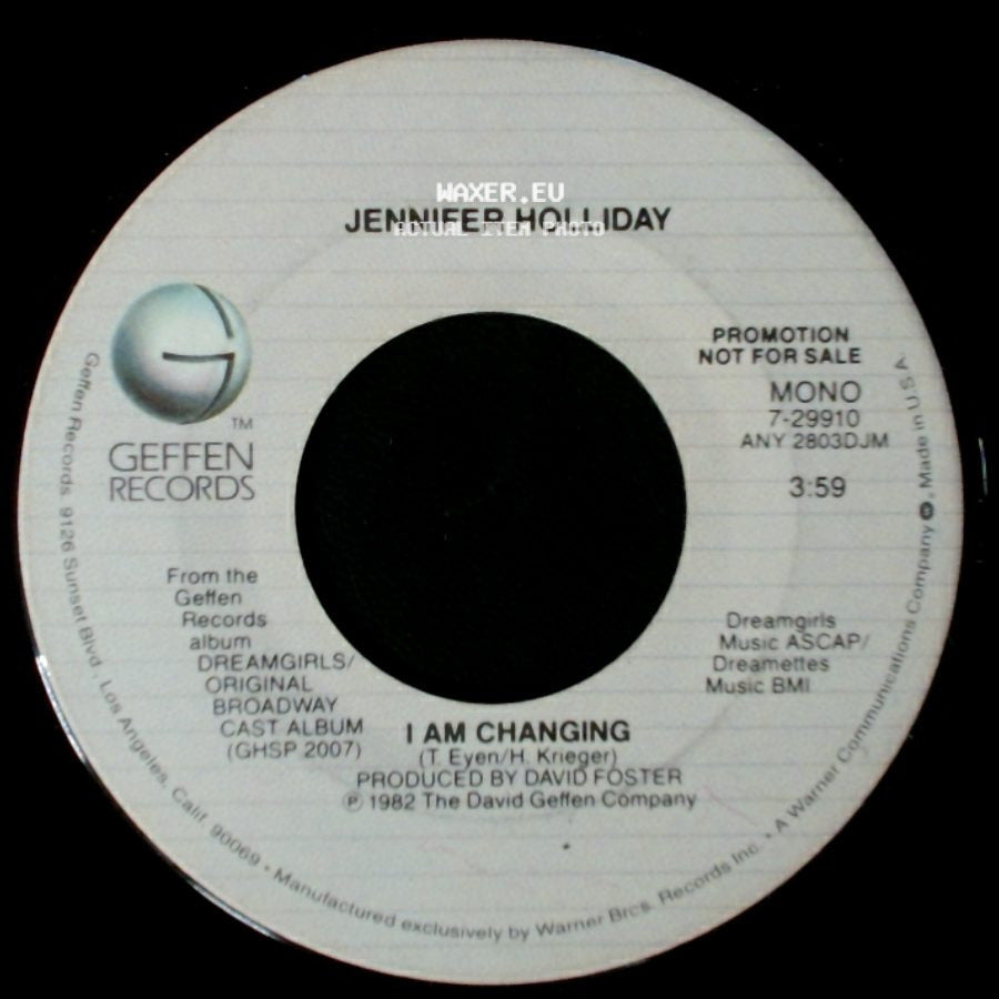 Jennifer Holliday - I Am Changing / I Am Changing side A