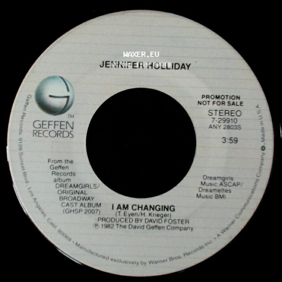 Jennifer Holliday - I Am Changing / I Am Changing side B