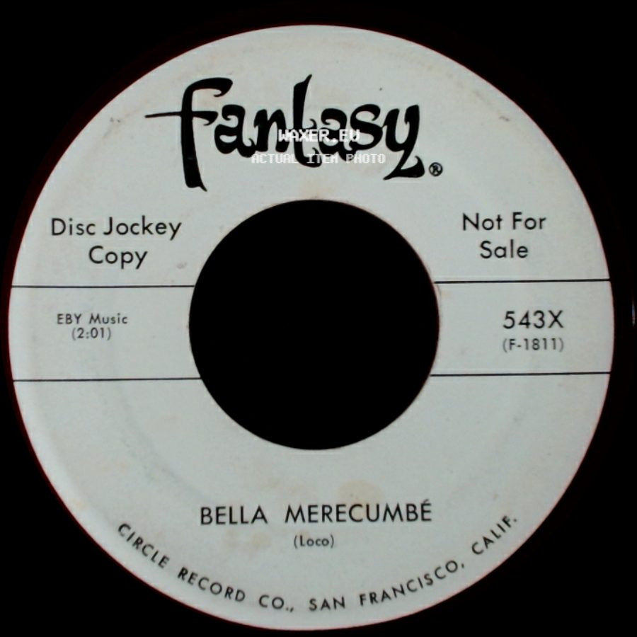 The Joe Loco Quintet - Bella Merecumbé / St. Louis Blues Cha Cha Cha side A
