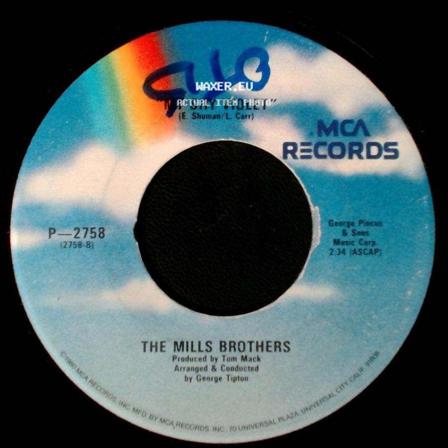 The Mills Brothers - My Shy Violet / Cab Driver side A