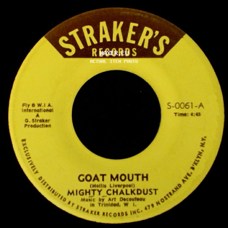 Mighty Chalkdust - Imigration Problems / Goat Mouth side B