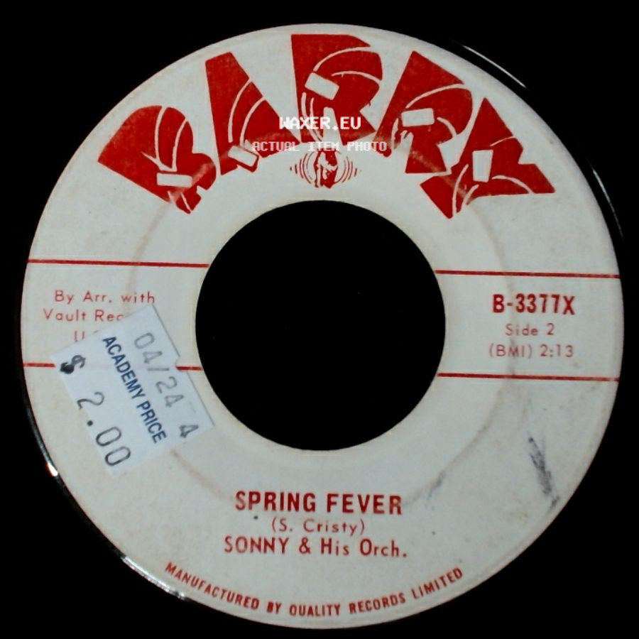 Sonny & Cher / Sonny & His Orch. - The Letter / Spring Fever side B