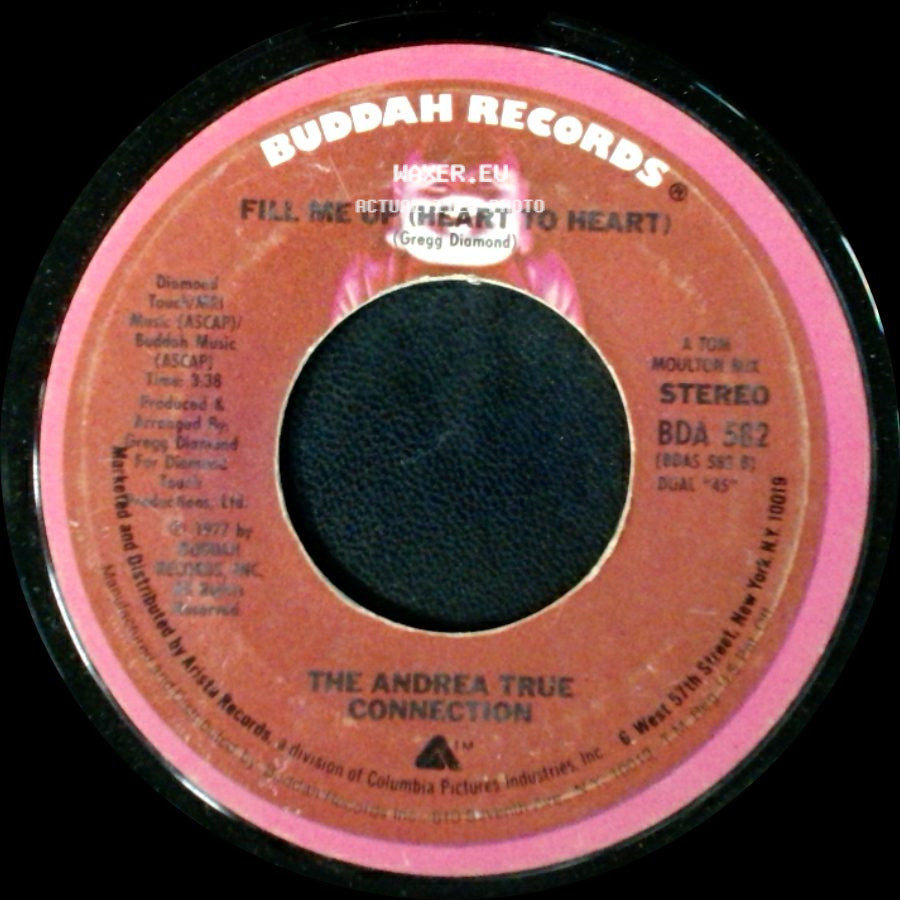 The Andrea True Connection - What's Your Name What's Your Number / Fill Me Up (Heart To Heart) side B