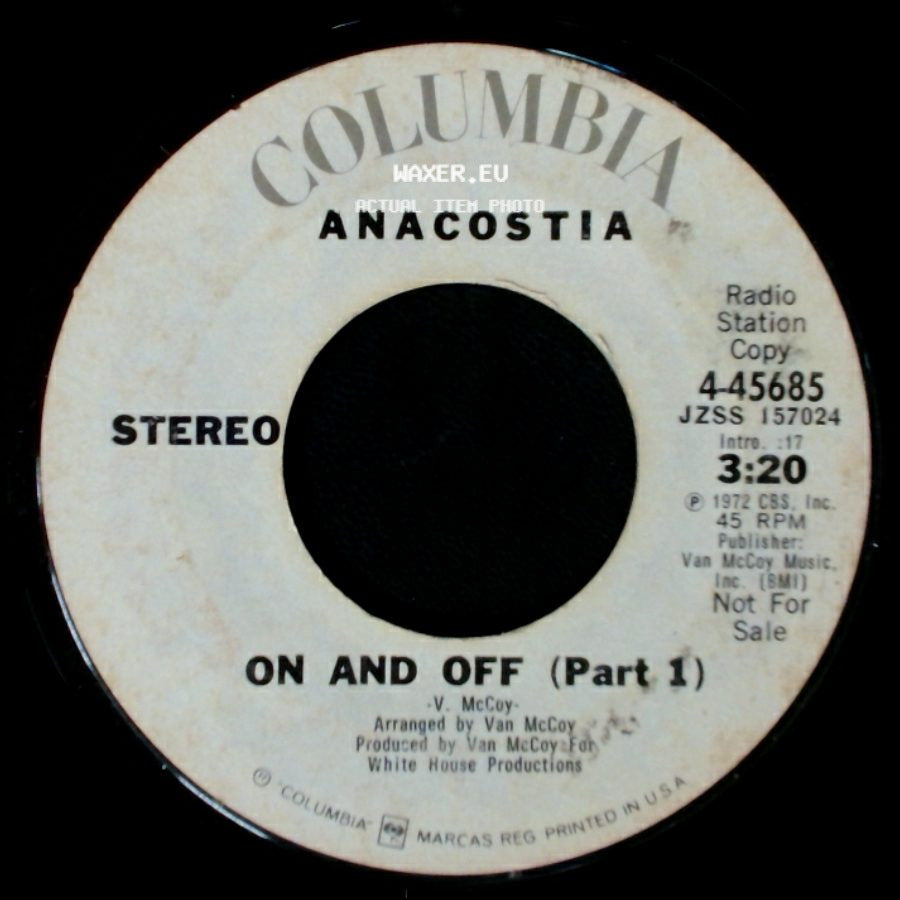 Anacostia - On And Off (Part 1) / On And Off (Part 1) side A