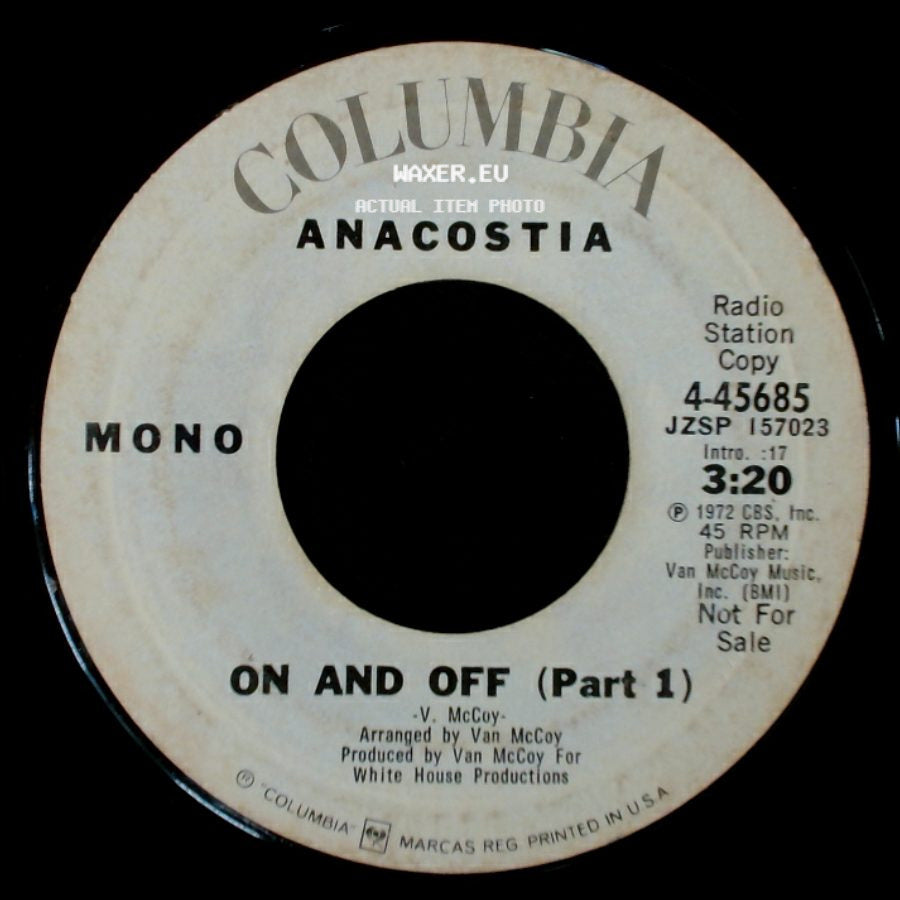 Anacostia - On And Off (Part 1) / On And Off (Part 1) side B