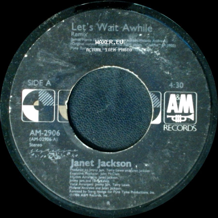 Janet Jackson - Let's Wait Awhile Remix / Pretty Boy side A