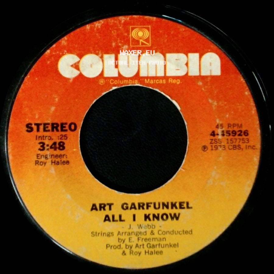 Art Garfunkel - All I Know / Mary Was An Only Child side A