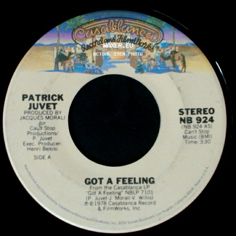 Patrick Juvet - Got A Feeling / I Love America side A