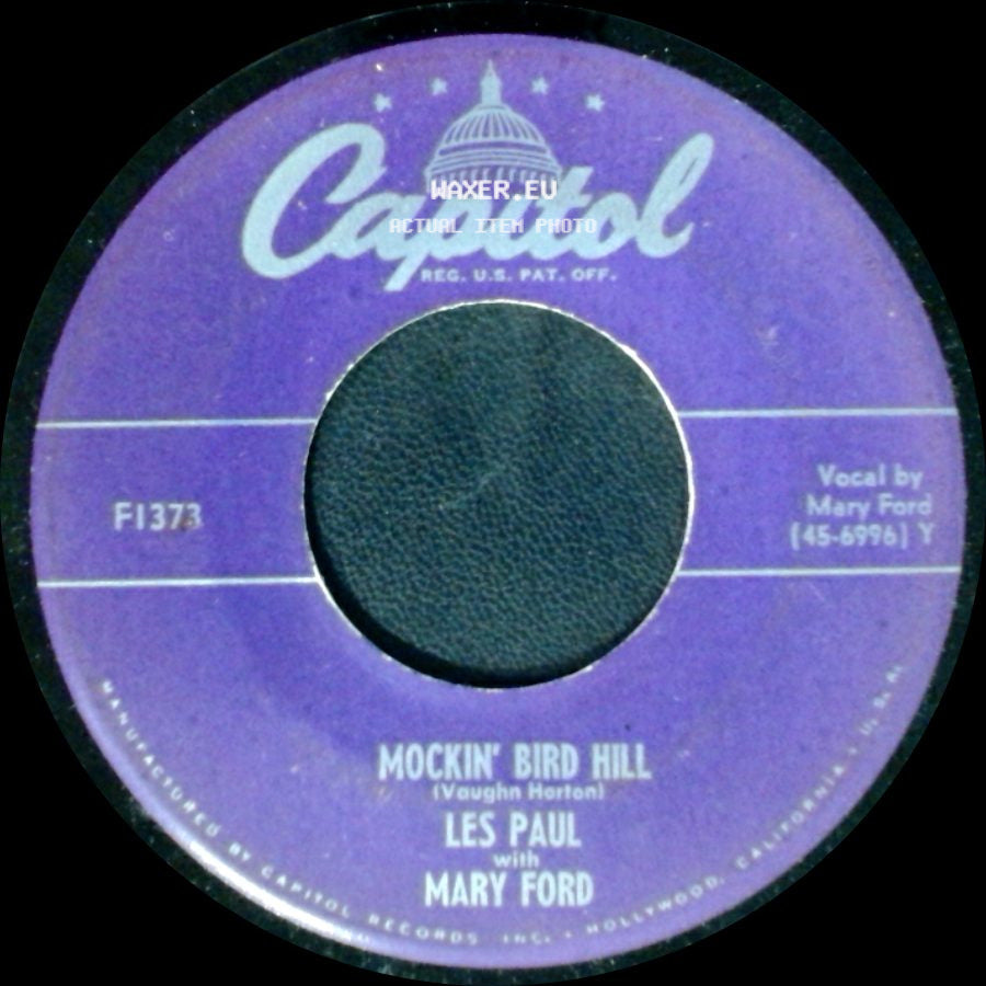 Les Paul With Mary Ford / Les Paul - Mockin' Bird Hill / Chicken Reel side A