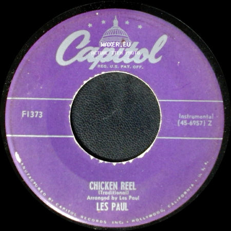 Les Paul With Mary Ford / Les Paul - Mockin' Bird Hill / Chicken Reel side B