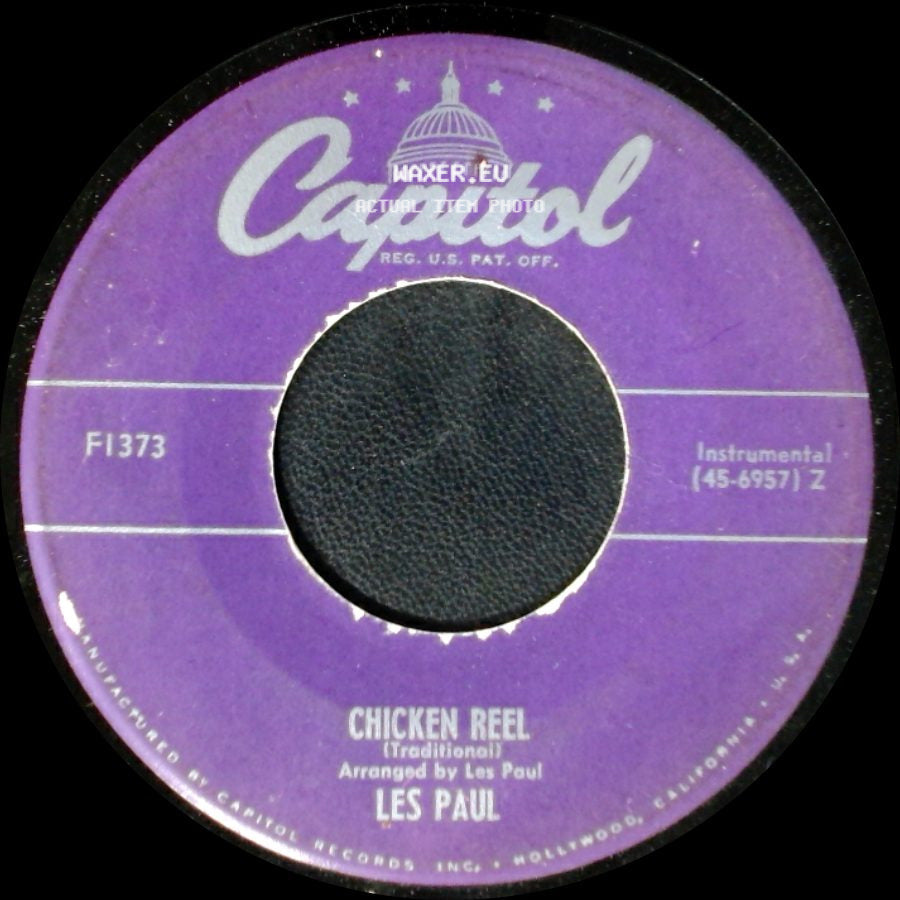 Les Paul With Mary Ford / Les Paul - Mockin' Bird Hill / Chicken Reel side B