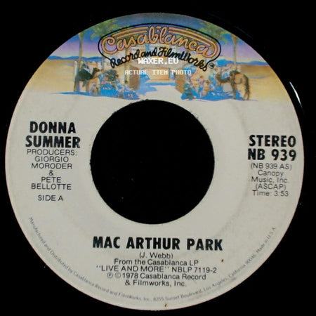 Donna Summer - Mac Arthur Park / Once Upon A Time side A