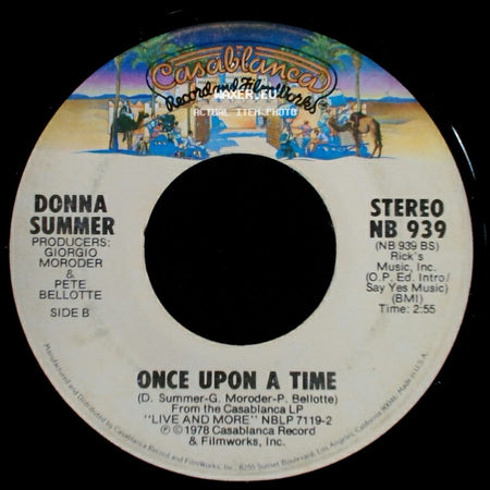 Donna Summer - Mac Arthur Park / Once Upon A Time side B