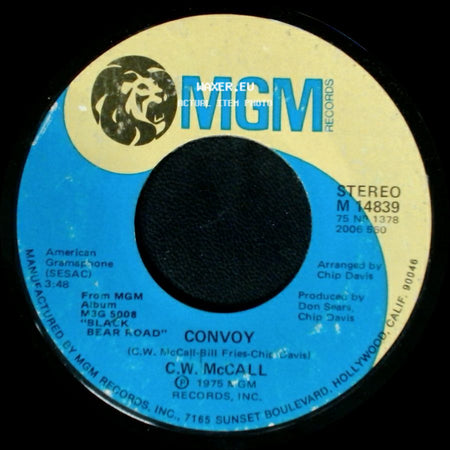 C.W. Mccall - Convoy / Long Lonesome Road side A