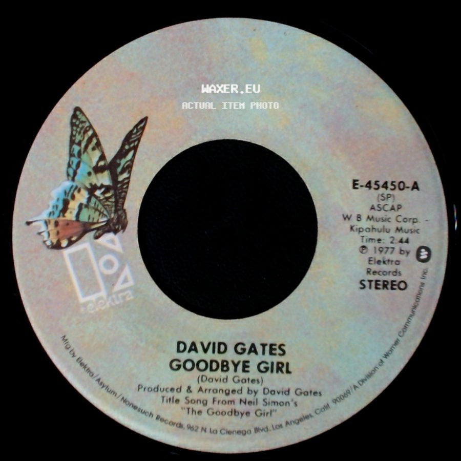 David Gates - Sunday Rider / Goodbye Girl side B