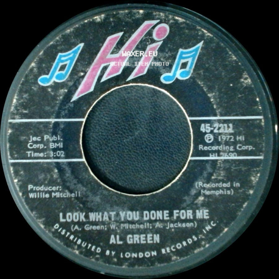 Al Green - La-La For You / Look What You Done For Me side B