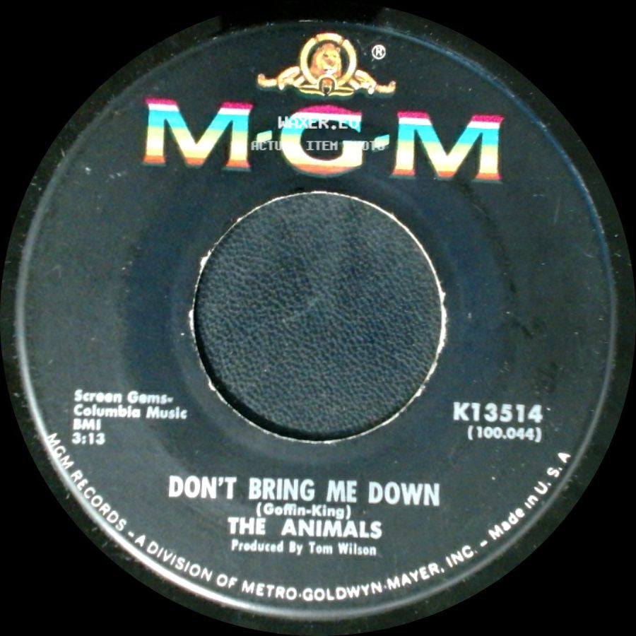 The Animals - Don't Bring Me Down / Cheating side A