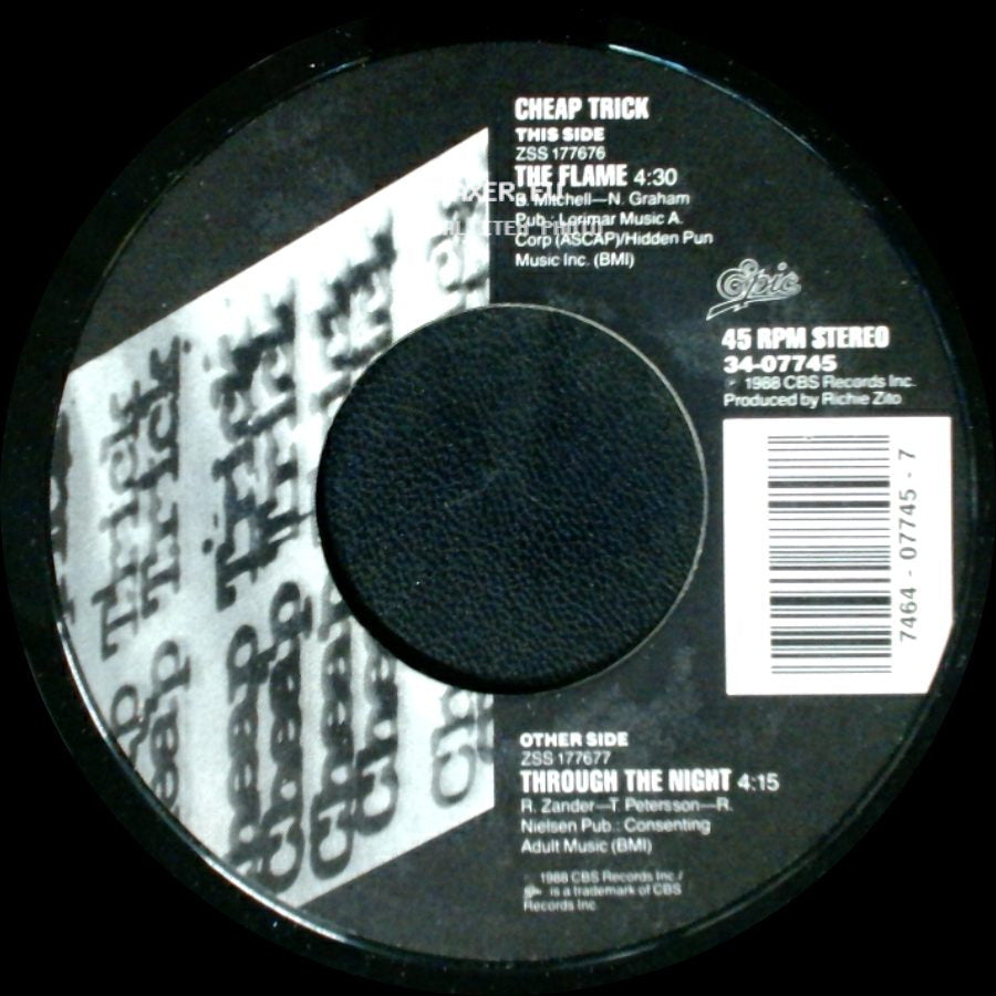 Cheap Trick - The Flame / Unknown Title B side A