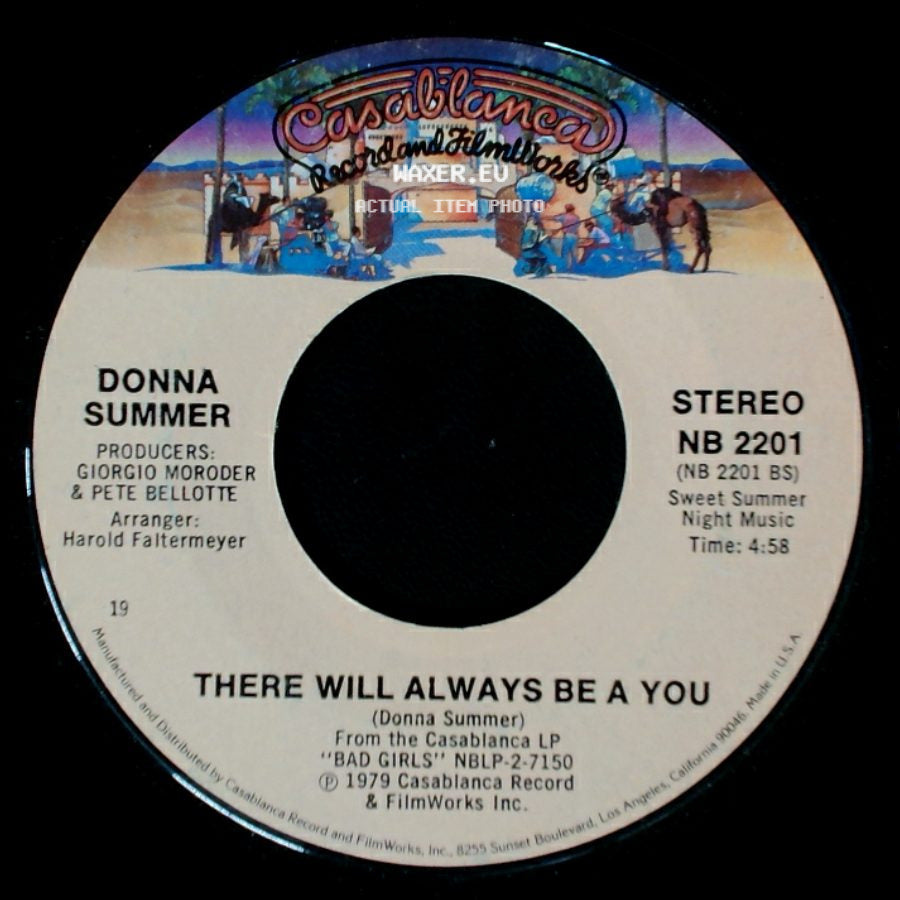 Donna Summer - Dim All The Lights / There Will Always Be A You side B