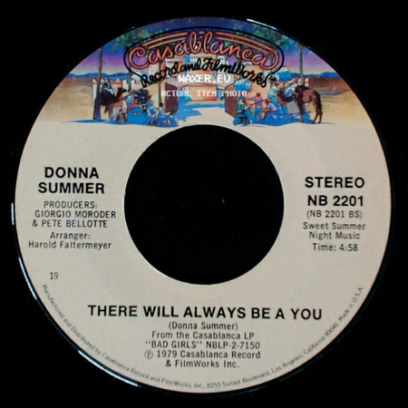 Donna Summer - Dim All The Lights / There Will Always Be A You side B