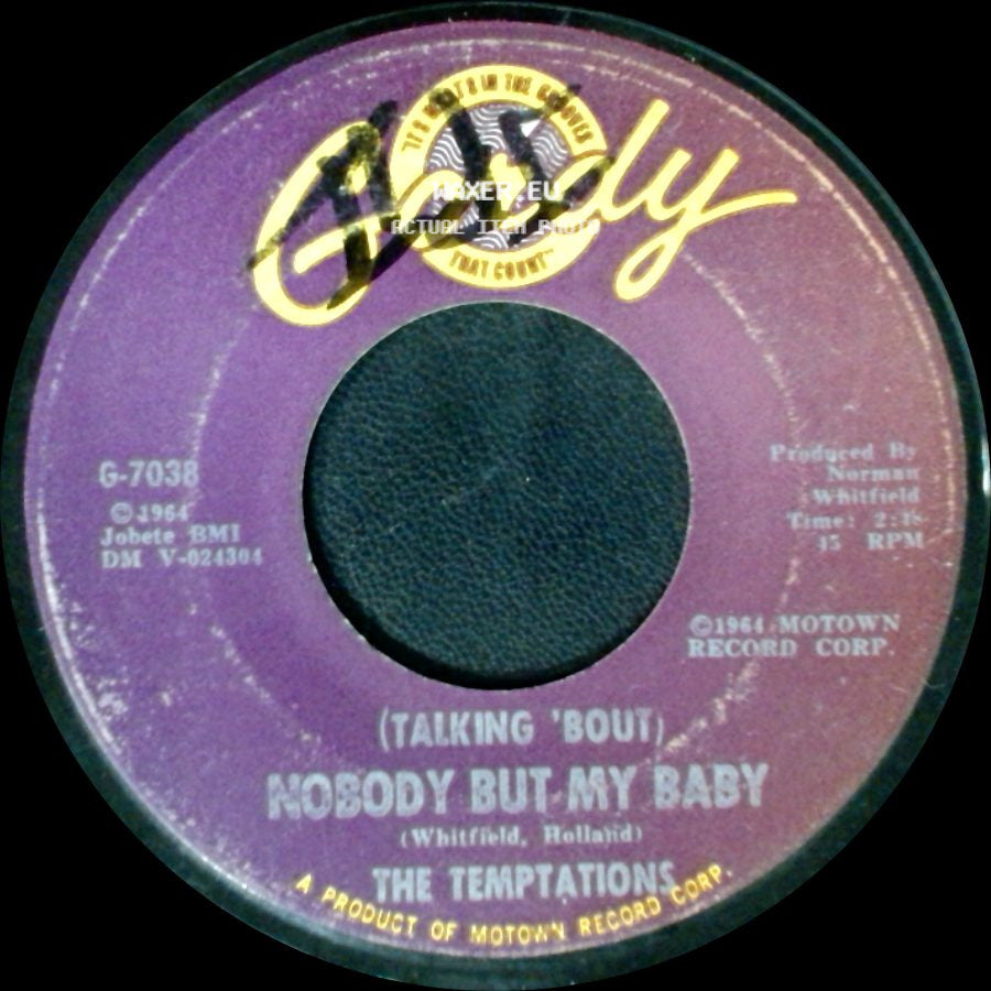 The Temptations - (Talking 'bout) Nobody But My Baby / My Girl side A
