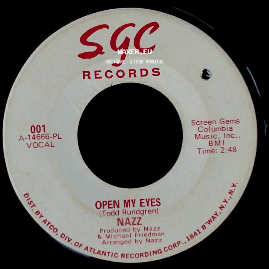 Nazz - Hello It's Me / Open My Eyes side B