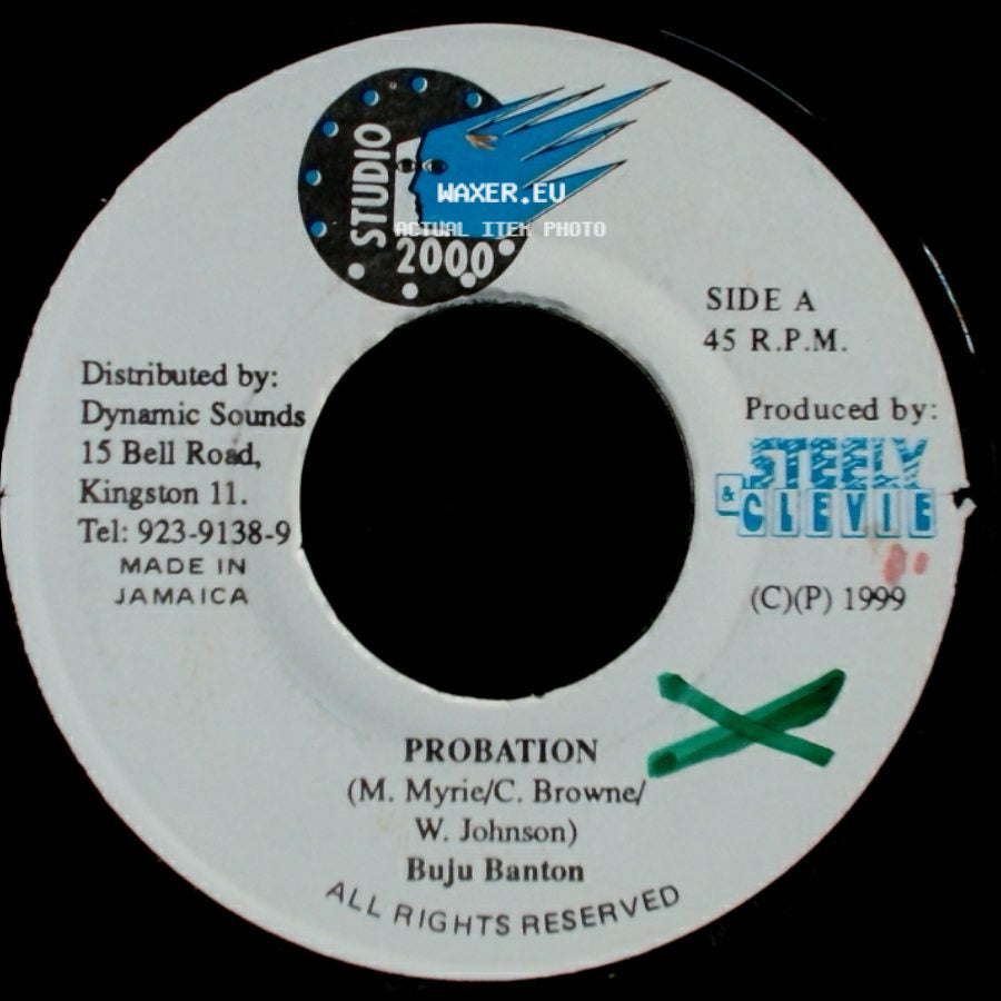 Buju Banton / Steely & Clevie - Probation / Street Sweeper Version side A