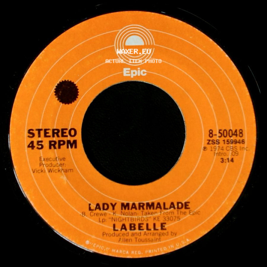 Labelle - Lady Marmalade / Space Children side A