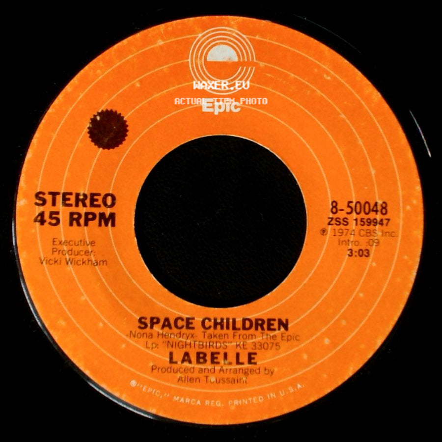 Labelle - Lady Marmalade / Space Children side B