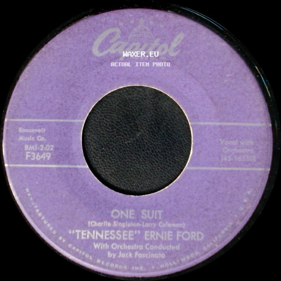 "Tennessee" Ernie Ford - The Watermelon Song / One Suit side B