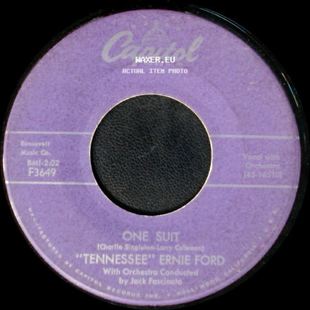 "Tennessee" Ernie Ford - The Watermelon Song / One Suit side B