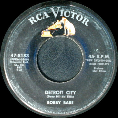 Bobby Bare - Heart Of Ice / Detroit City side B