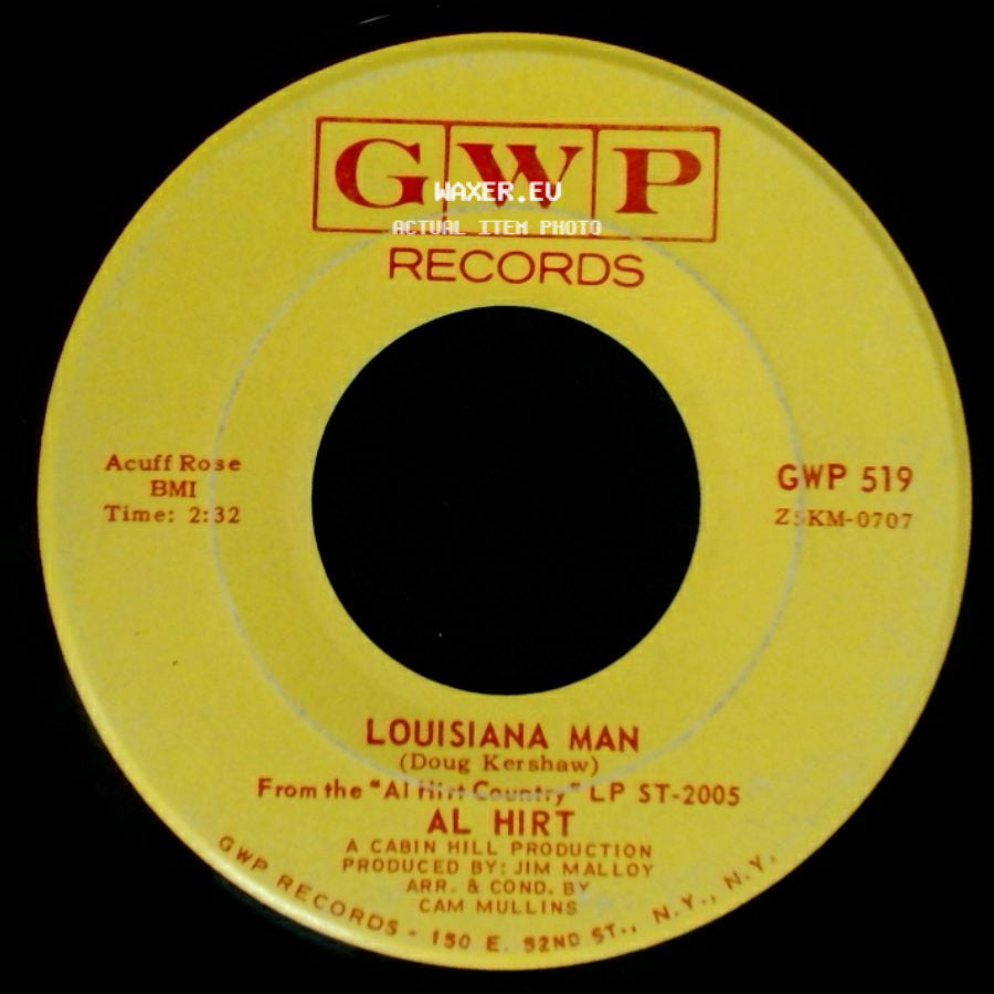 Al Hirt - Louisiana Man / Break My Mind side A