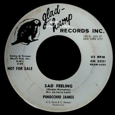 Pinocchio James - Sad Feeling / Frankie & Johnny side A