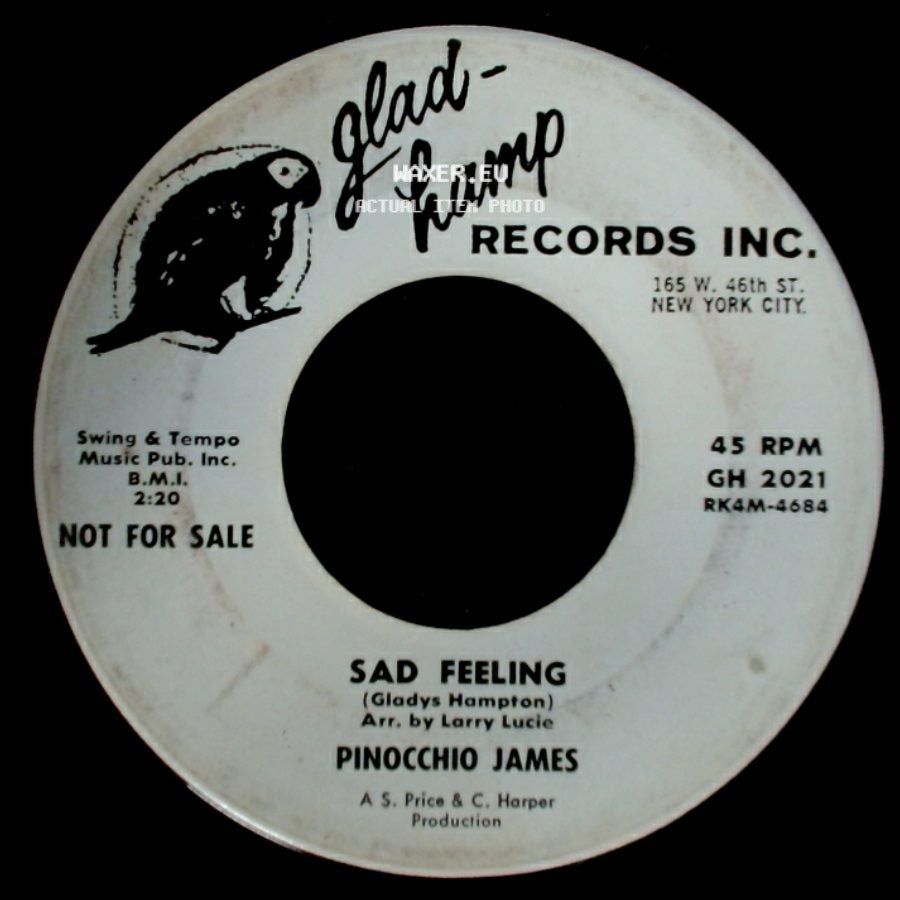 Pinocchio James - Sad Feeling / Frankie & Johnny side A