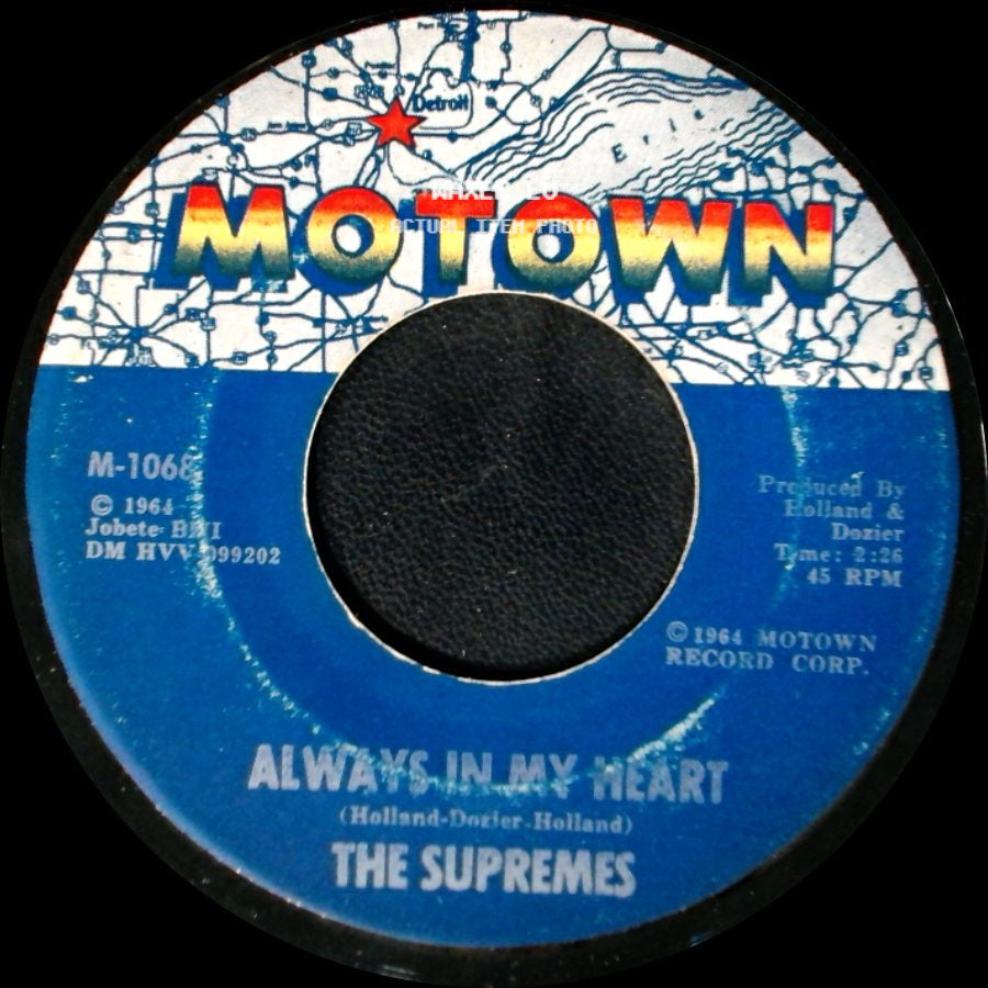 The Supremes - Always In My Heart / Come See About Me side A