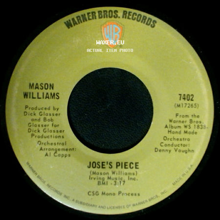 Mason Williams / The Ides Of March - Jose's Piece / Superman side A