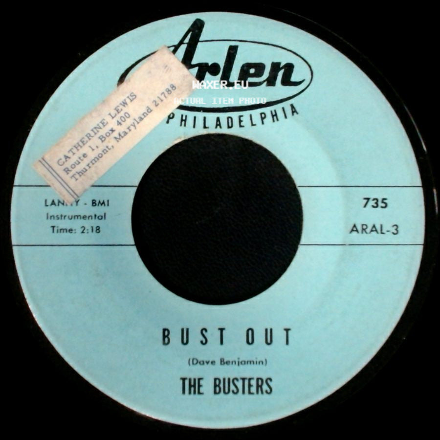 The Busters - Astronaut's / Bust Out (Dave Benjamin) side B