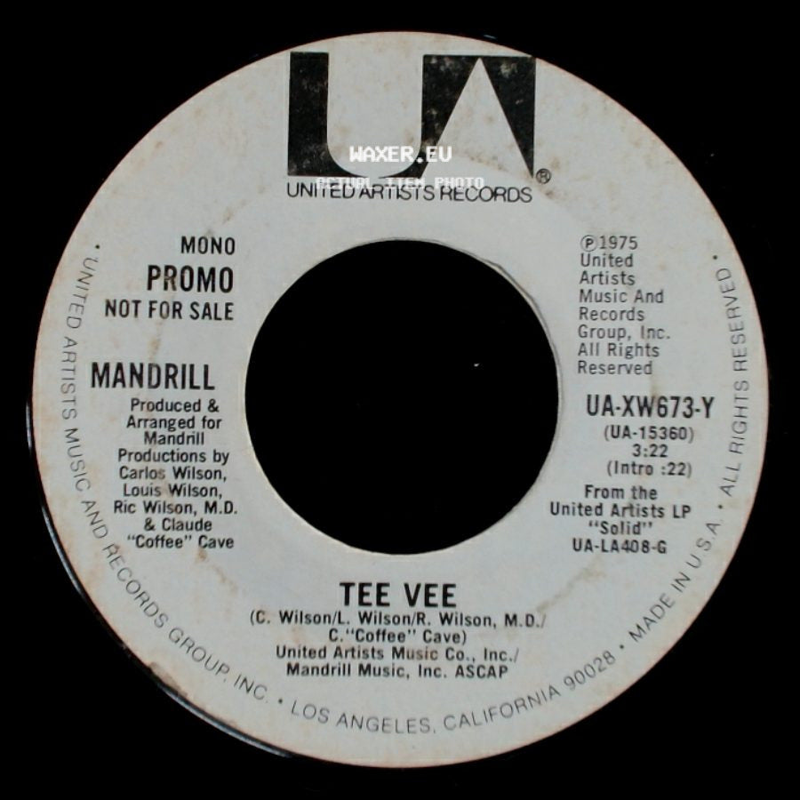 Mandrill - Tee Vee / Tee Vee side A