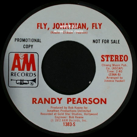 Randy Pearson - Fly, Jonathan, Fly / Fly, Jonathan, Fly side B