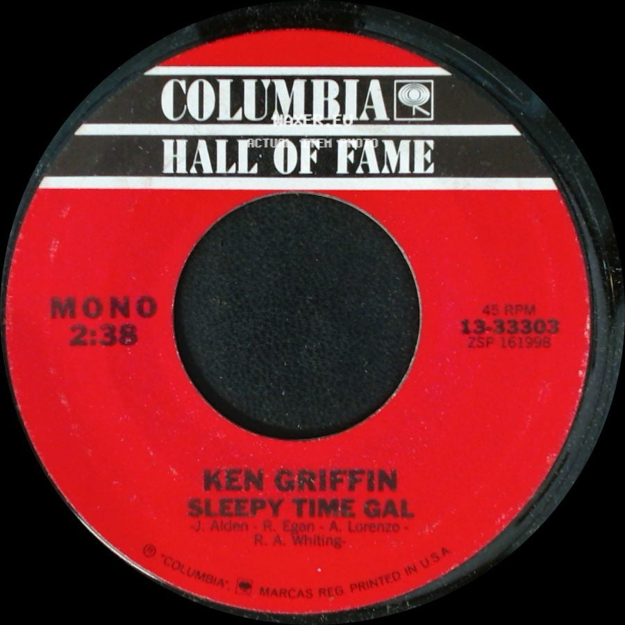 Ken Griffin - Harbor Lights / Sleepy Time Gal side B